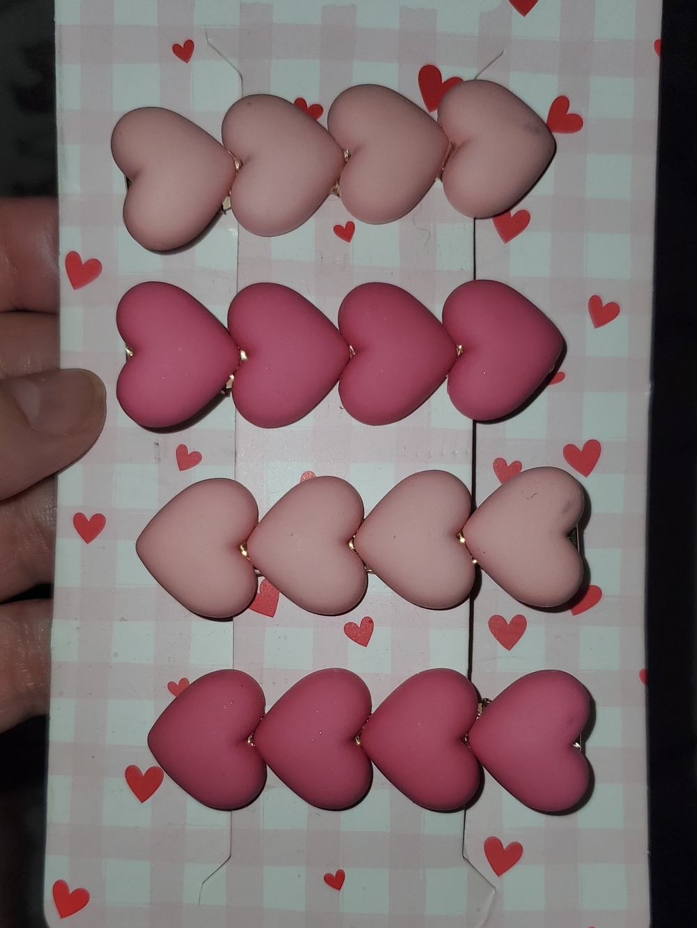 Heart Hair Clips